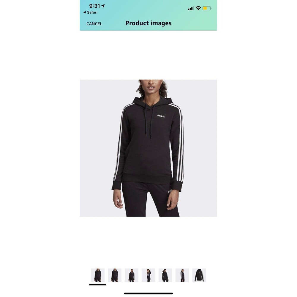 Adidas original three-stripe hoodie